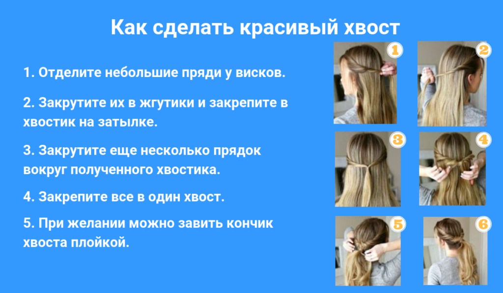 Как сделать прическу самой себе? 12 простых схем причесок на каждый день Как научиться Красота Советы на каждый день  